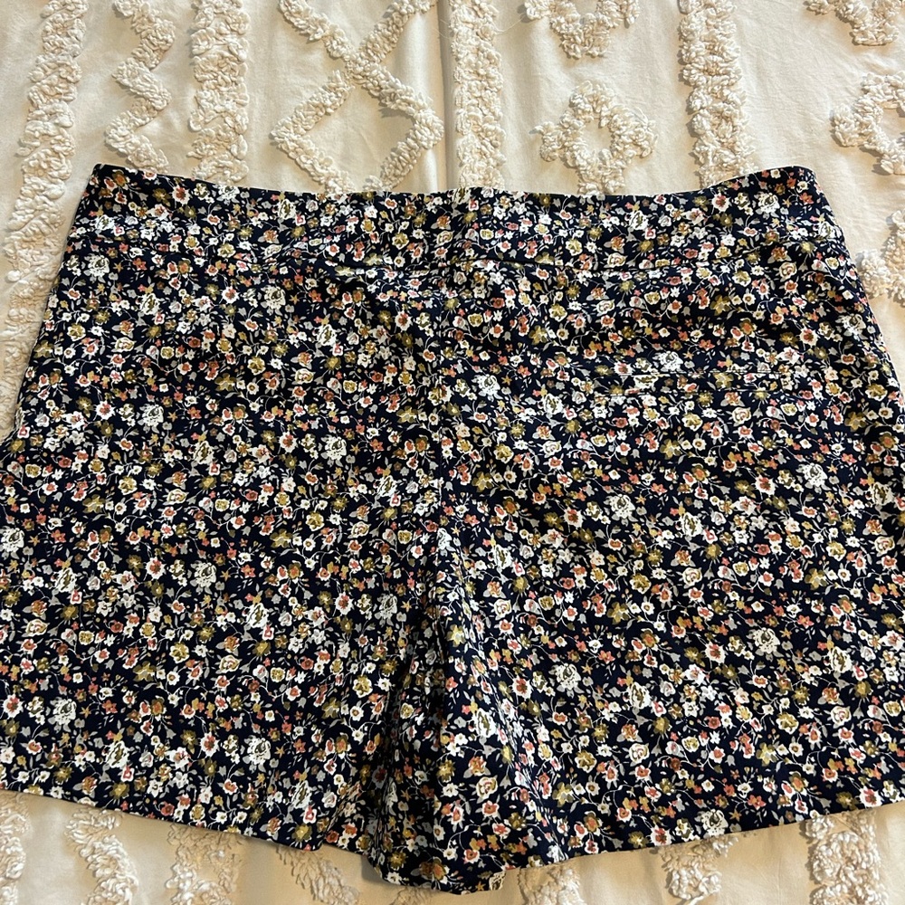 Margaret M Multicolor Floral Women's Shorts
